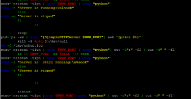 Bash Command for SimpleHTTPServer