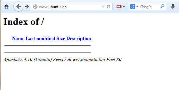alias domain default page