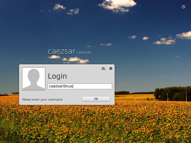 Ad user GUI login