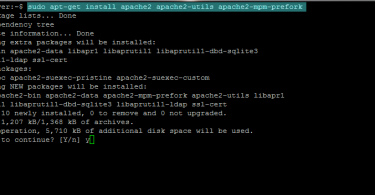 install apache