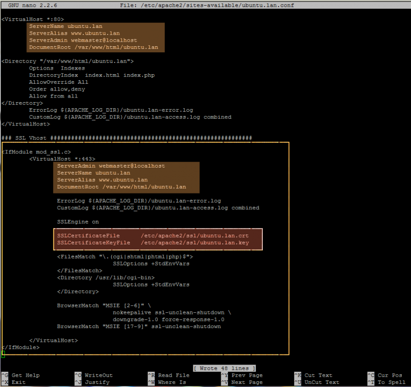 apache ssl vhost instructions