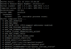 apache version and build options
