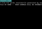 resolv.conf output